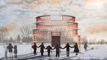 建筑丨加拿大国际设计竞赛获奖作品——看冬季装置艺术的视觉奇效奇效