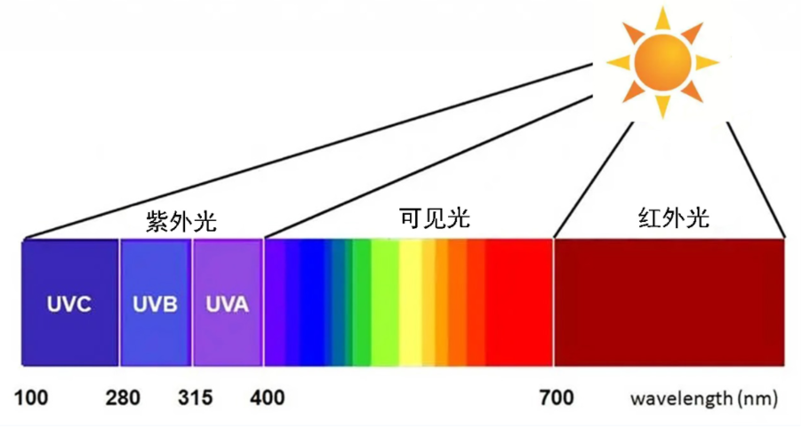 可见光波长范围是多少图片