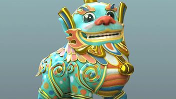 故宫神兽小甪端，除夕夜登陆总台春晚