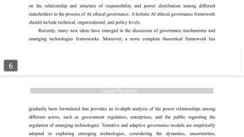 【<b>学术发表</b>】Ethical governance of artificial intelligence