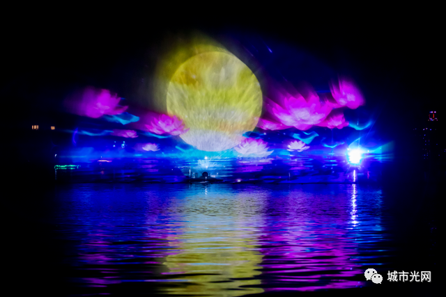 灯光传情,光影表意!多地上演光影秀点亮夏日夜空-数艺网