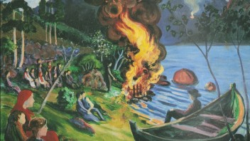 绘画丨以色彩的强烈运用著称，挪威创新型画家阿斯特鲁普