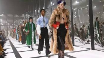 当<b>Gucci</b>秋冬大片“闯入”库布里克的电影片场