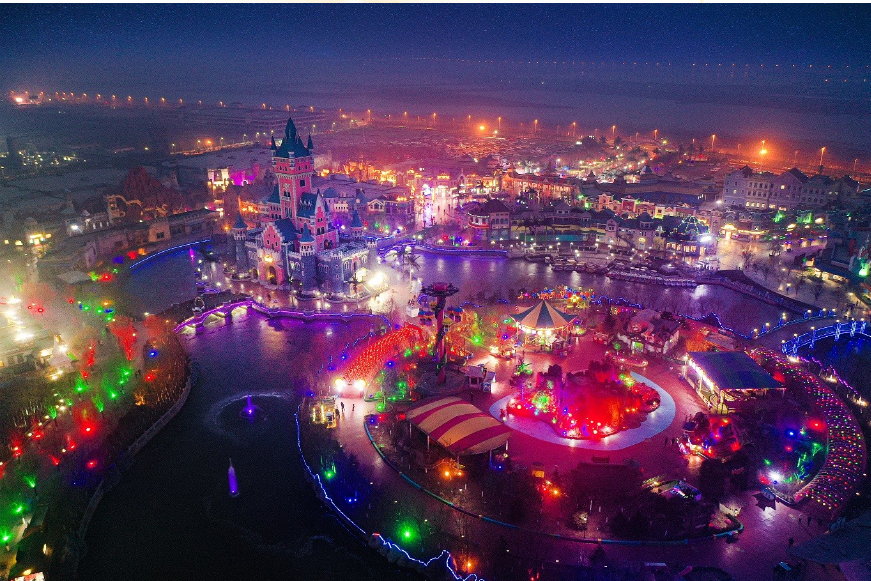 方特欢乐世界夜景图片