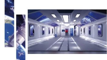 初评入围|中国展陈创意大赛展馆空间类别作品展示007——从这里飞向太空——庆祝<b>建党100周年</b>中国载人航天互动科普展