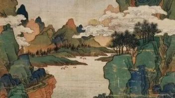 绘画 | 用笔有顿挫，以疏秀苍劲取胜，明代画家蓝瑛的百幅<b>精品山水画</b>