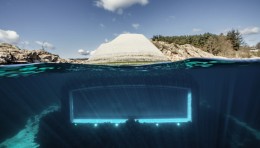 Snøhetta水下餐厅最新状态——已完全被海洋生物覆盖