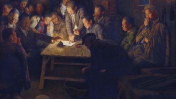 学习创未来｜从<b>党史名画</b>中看中国共产党人的精神谱系（二十九）