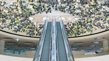 韩国巨大的Digital phyllotaxi<b>媒体艺术品</b>