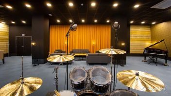 ShowTex|录音室定制声学天鹅绒 Acoustic velours curtain at recording studio