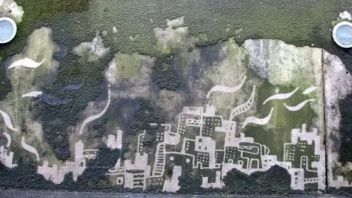 绘画丨逆向涂鸦，给墙体做减法