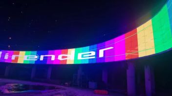 重庆外滩广场C形屏 | Hirender助力建设滨江地标“新风景”