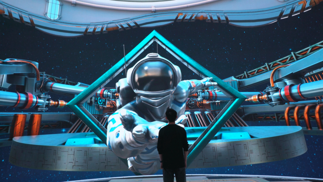 沉浸式球幕空间《歘与无影·天穹之城》