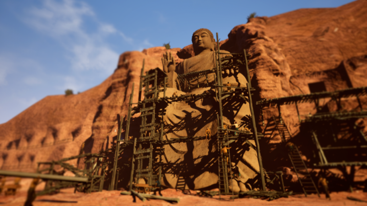 XR大空间展览《流动的敦煌：千色之域》