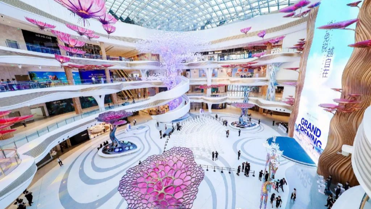 大型主题中庭《AURA 天际秘林》