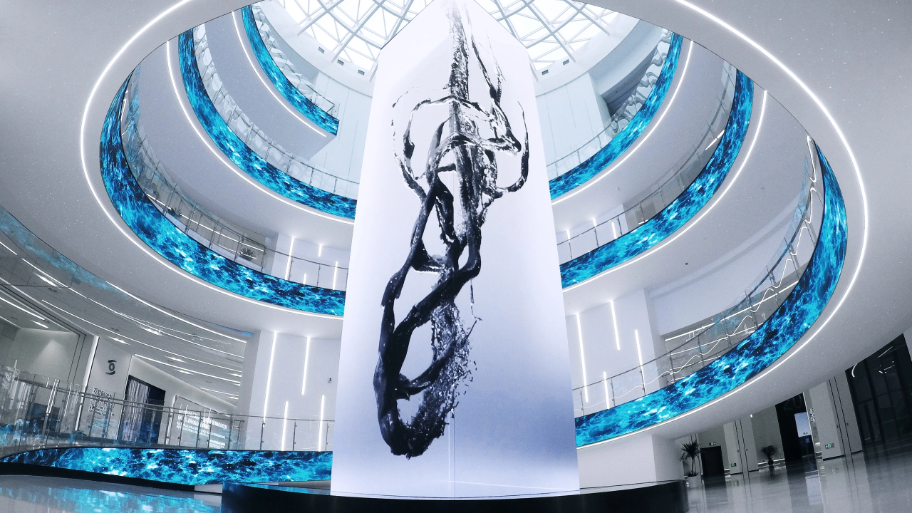 裸眼3D交互影像装置《和合共融》